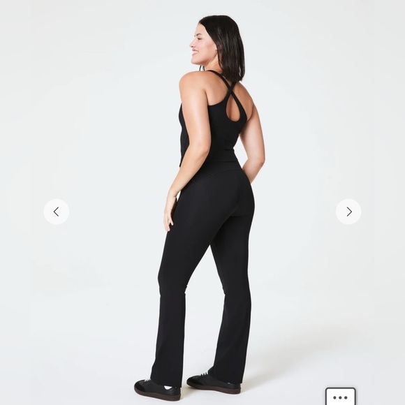 SPANX Booty Boost Flare Pant, Black, Size Large Petite, Like New - Picture 2 of 9